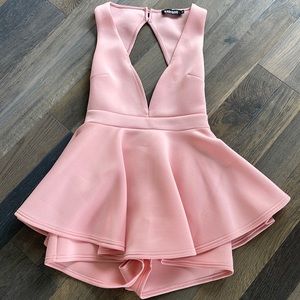 Babyboo pink romper